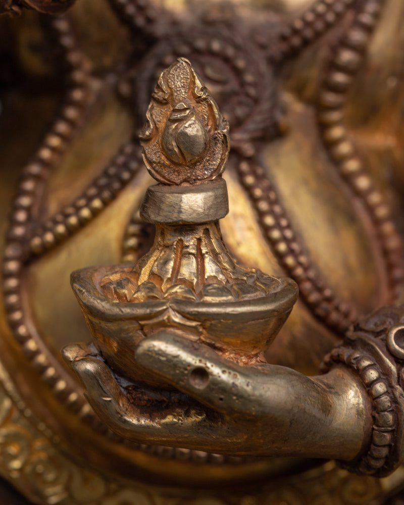 White Mahakala Statue | The protector of Wealth Statue