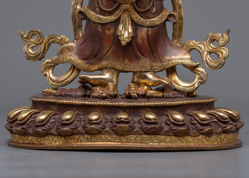 White Mahakala Statue | The protector of Wealth Statue