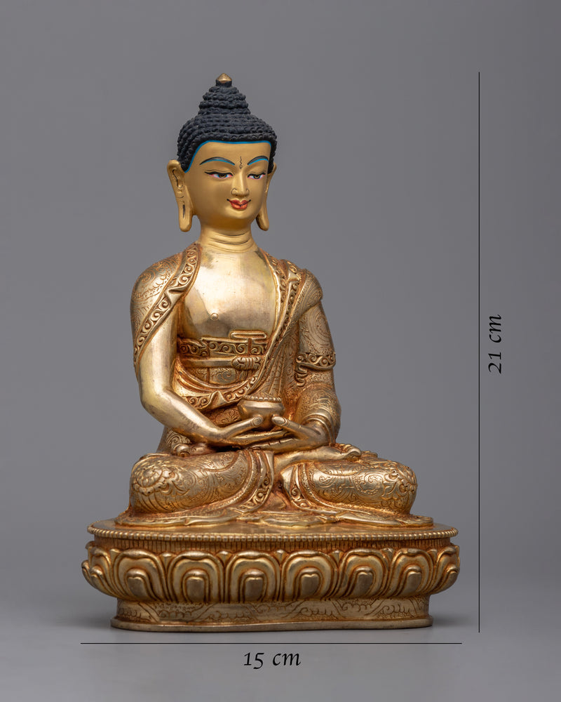 Buddha Amitabha Sculpture | Handcrafted Buddhist Statue for Meditation