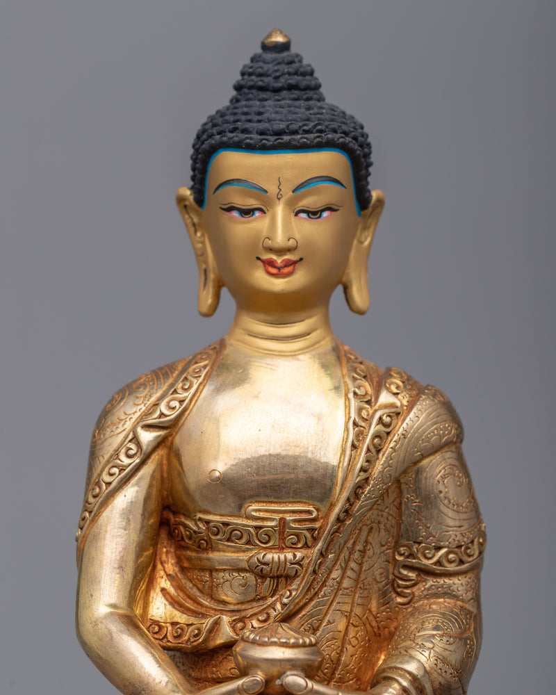 Buddha Amitabha Sculpture | Handcrafted Buddhist Statue for Meditation