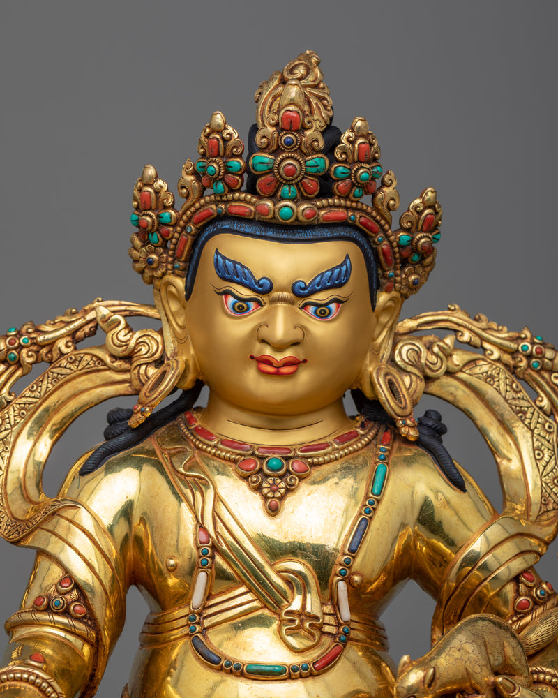 Zhambala - The Tibetan God of Wealth and Prosperity | Himalayan Buddhist Statue