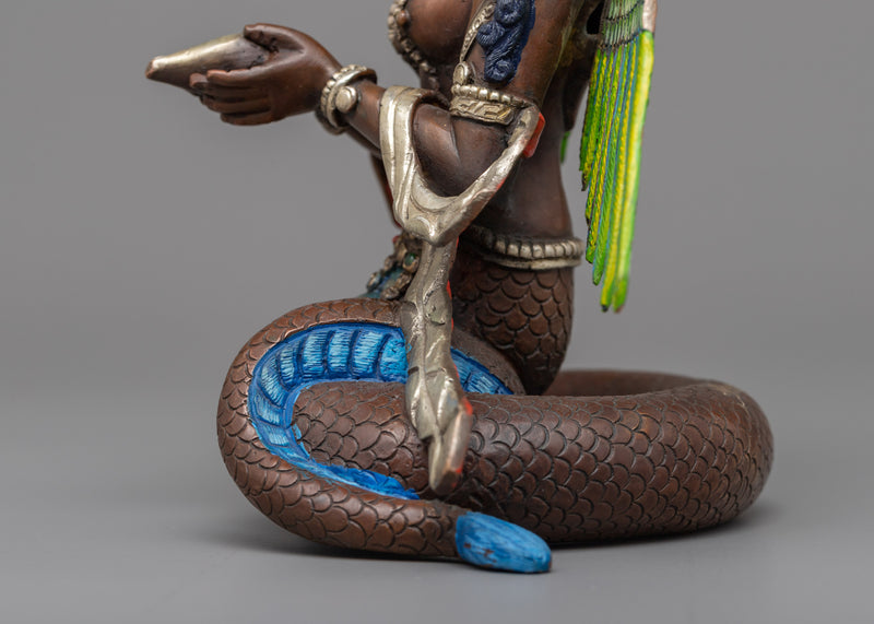 Hindu God Snake Women "Naga Kanya" | The Serpent Goddess in an Exquisite Statue