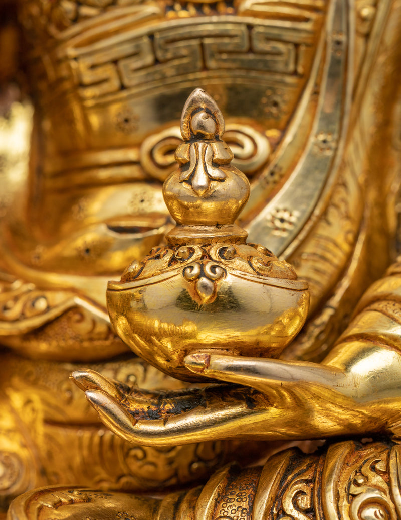 Guru Rinpoche: The Precious Tibetan Master in a Stunning Statue | Himalayan Art