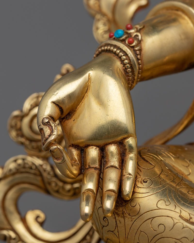 Tara Green: The Swift and Compassionate Savior | Spiritual Buddhist Sculpture