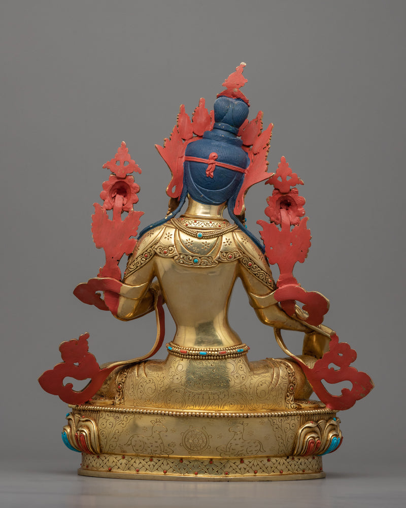 Tara Green: The Swift and Compassionate Savior | Spiritual Buddhist Sculpture