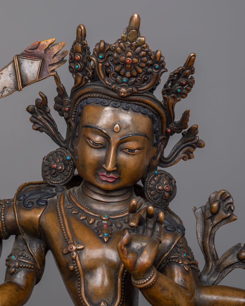 Maha Manjushri: The Embodiment of Transcendent Wisdom of Buddhism | Himalayan Art