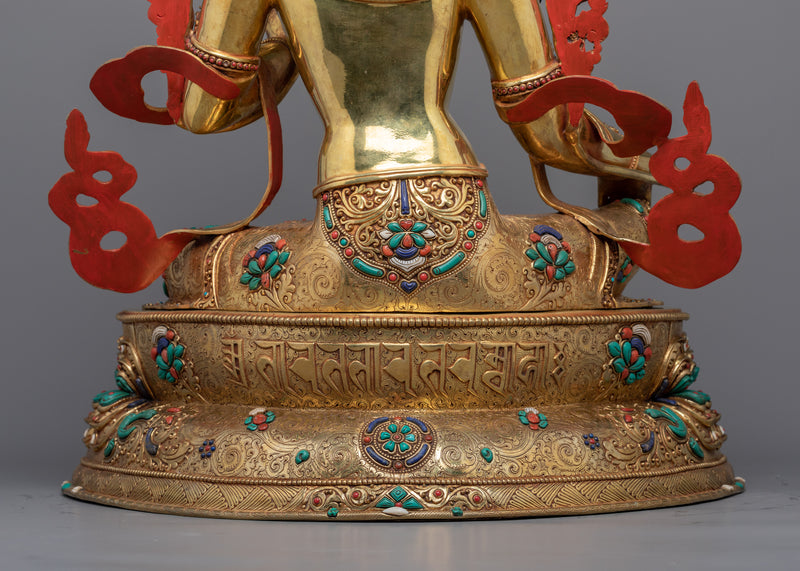 Buddha Goddess Green Tara Statue | The Swift and Compassionate Protector