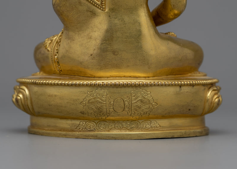 Amitabha Buddha Statue | Gold-Plated Himalayan Art