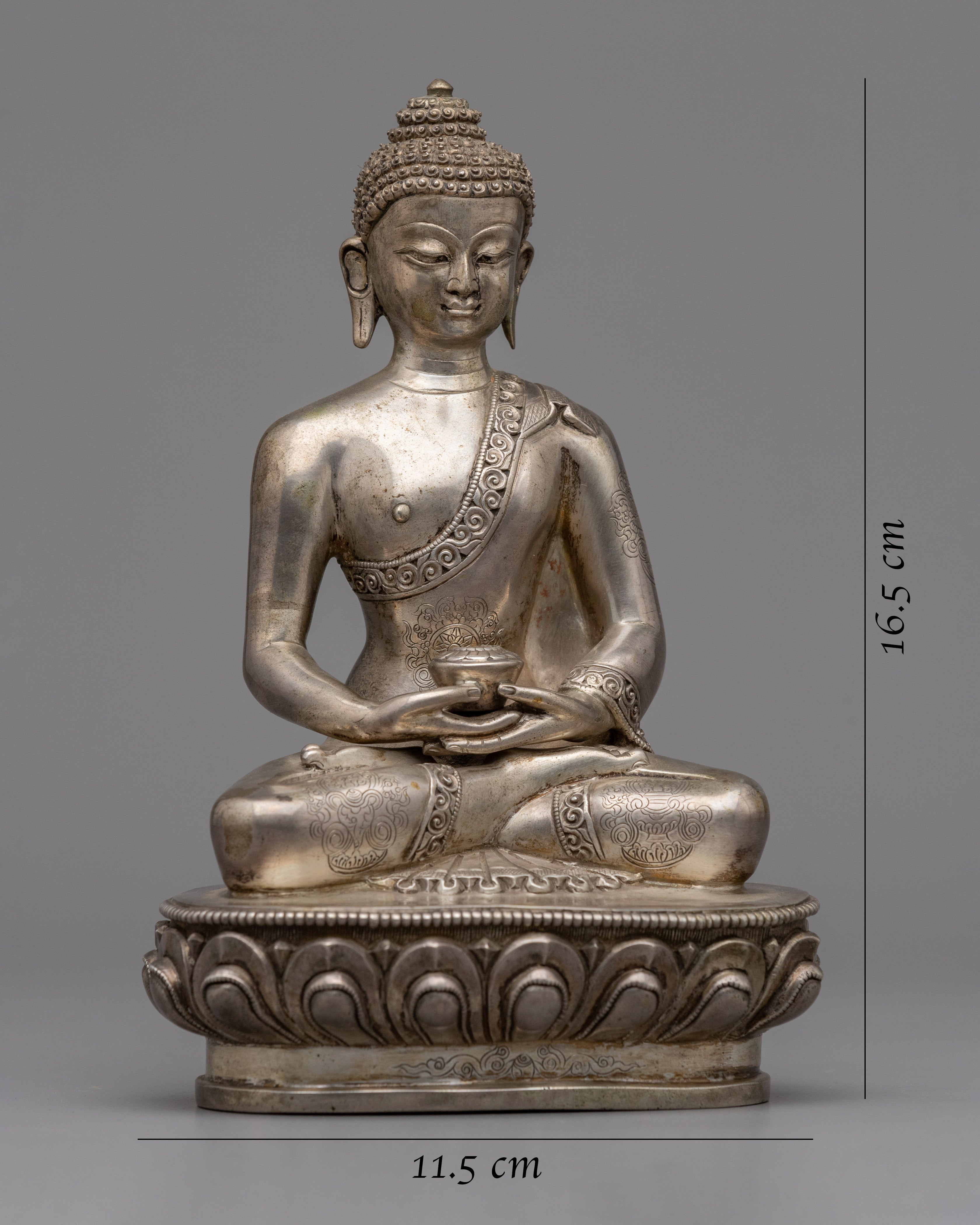 Namo Amitabha Buddha Sculpture | Traditional Tibetan Style Buddhist Statue