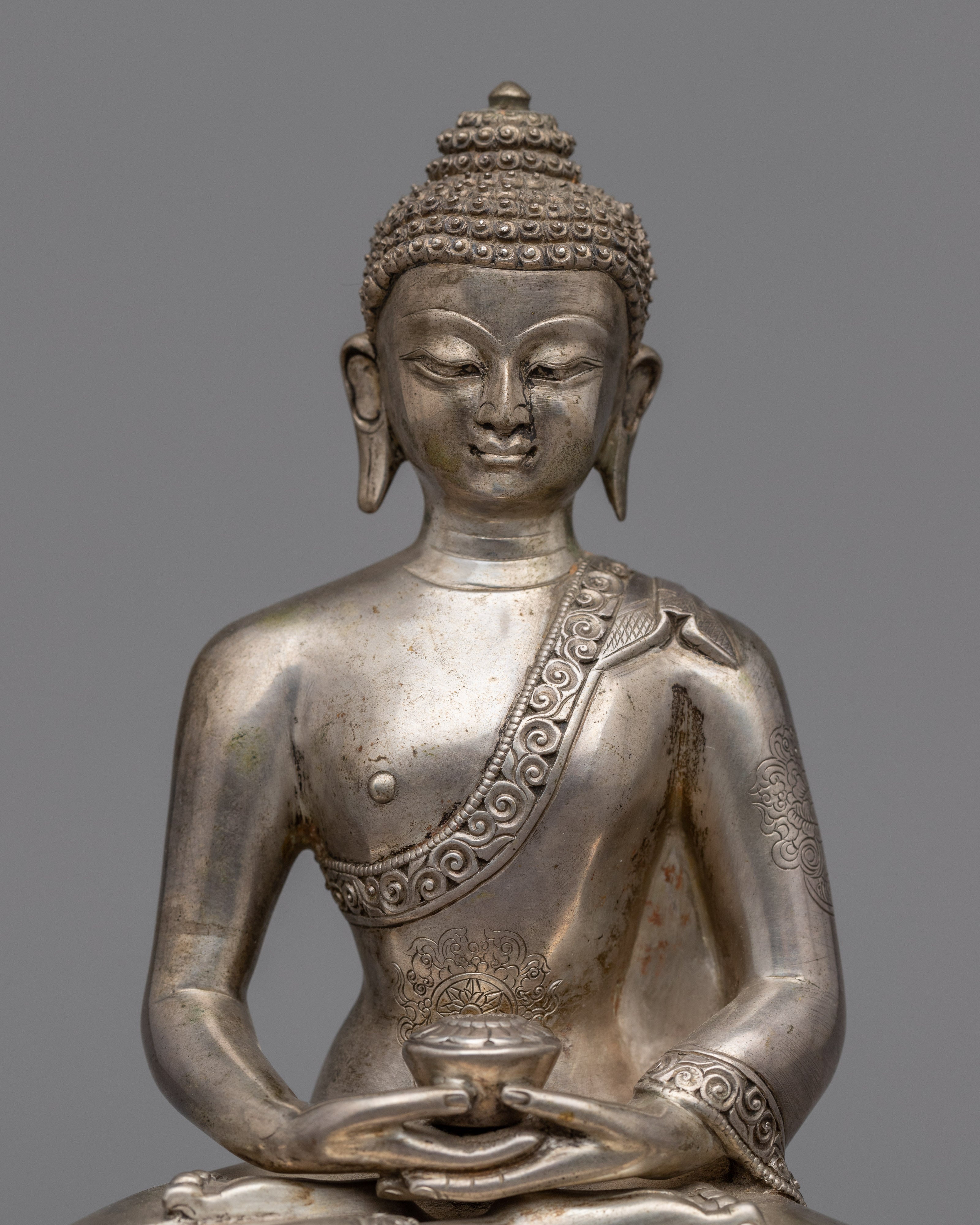 Namo Amitabha Buddha Sculpture | Traditional Tibetan Style Buddhist Statue