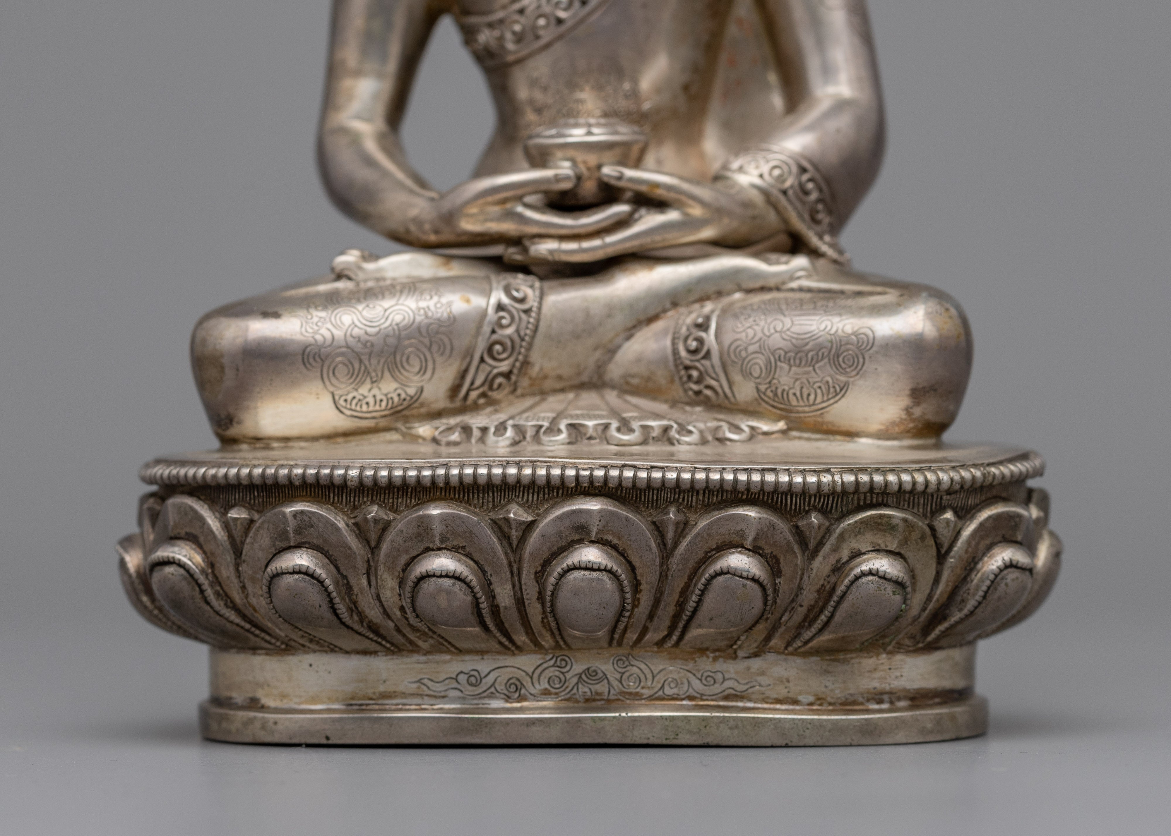 Namo Amitabha Buddha Sculpture | Traditional Tibetan Style Buddhist Statue