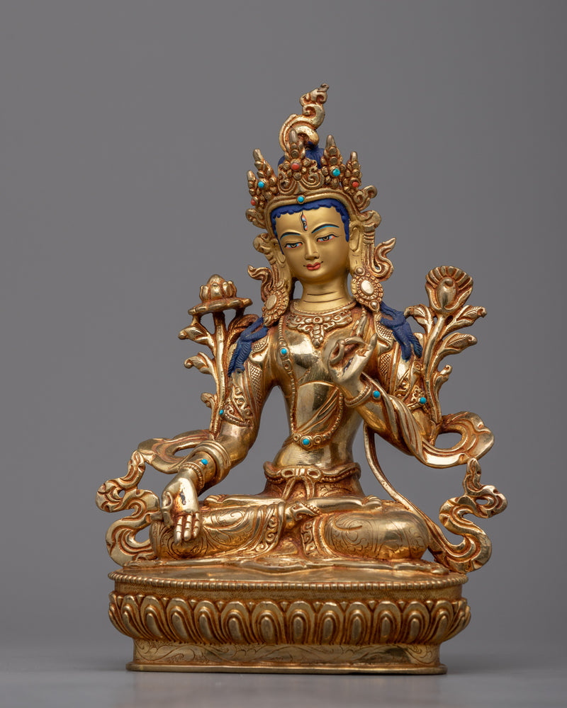 White Tara Buddhism | Himalayan Traditionally Hand crafted Statue