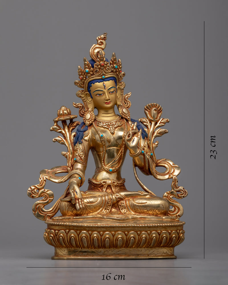 White Tara Buddhism | Himalayan Traditionally Hand crafted Statue