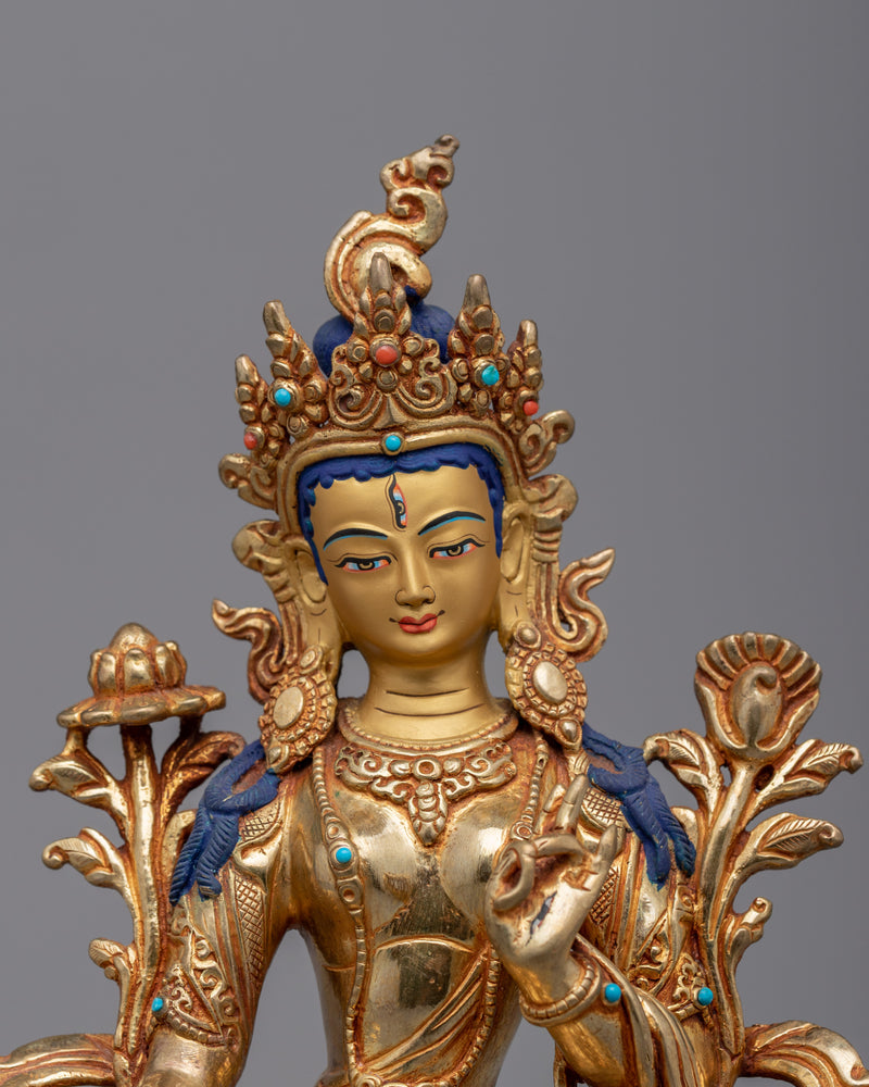 White Tara Buddhism | Himalayan Traditionally Hand crafted Statue