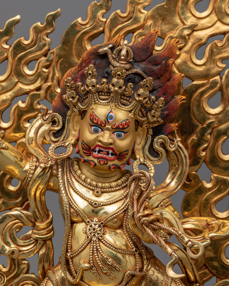 Om Vajrapani Hum Benefits with this Stunning Statue | The Powerful Protector