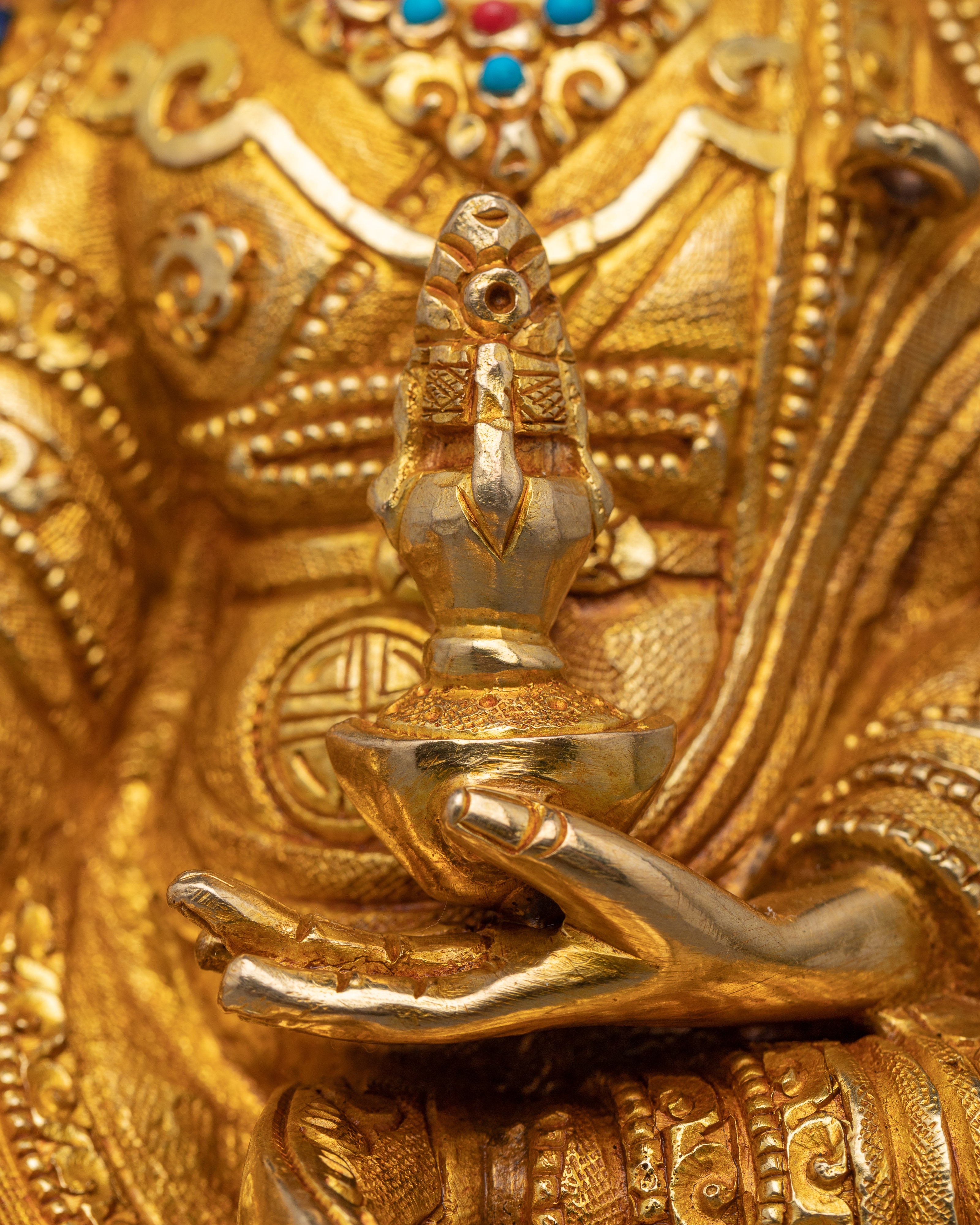 Guru Rinpoche Mantra Practice Statue | The Precious Guru Artwork