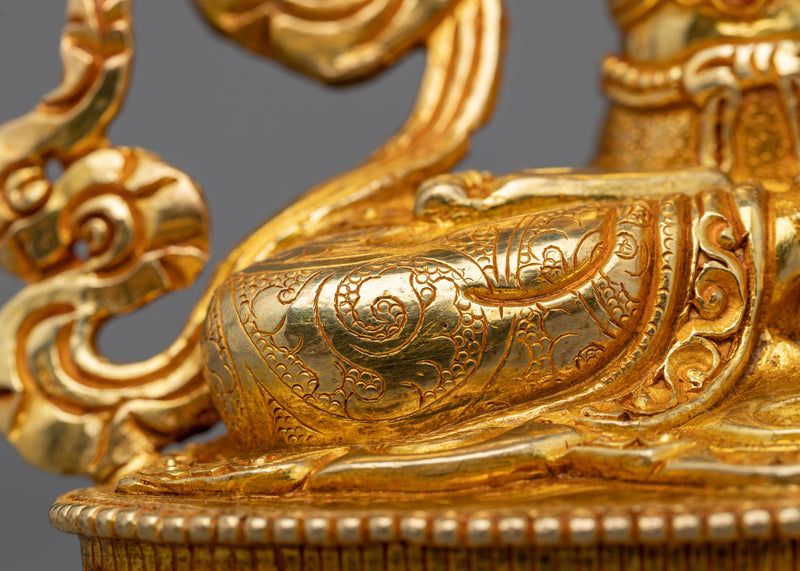 Bodhisattva Manjushri Statuette | Bodhisattva of Compassion and Wisdom