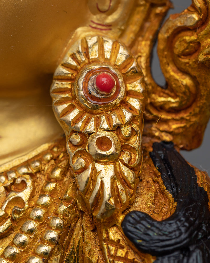 Bodhisattva Manjushri Statuette | Bodhisattva of Compassion and Wisdom