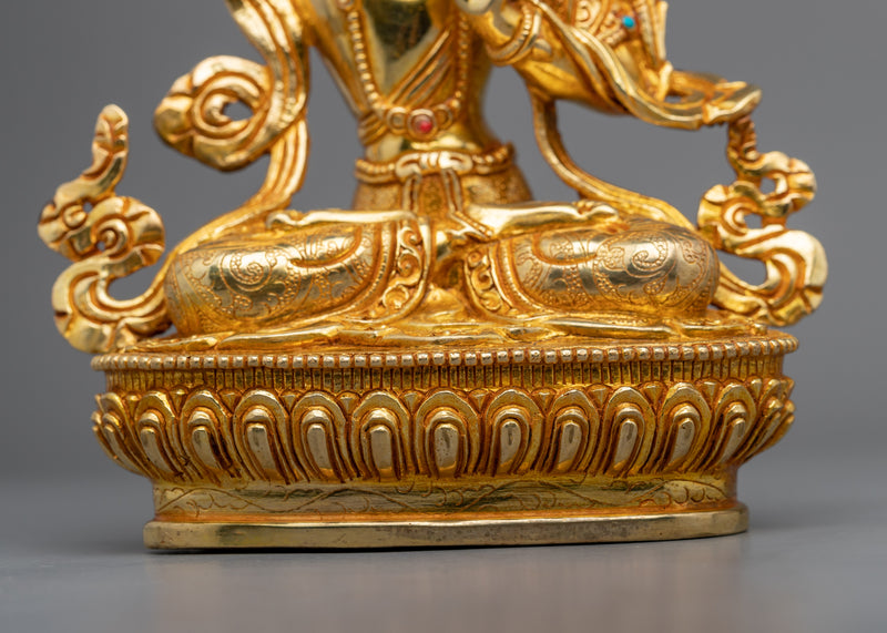 Bodhisattva Manjushri Statuette | Bodhisattva of Compassion and Wisdom