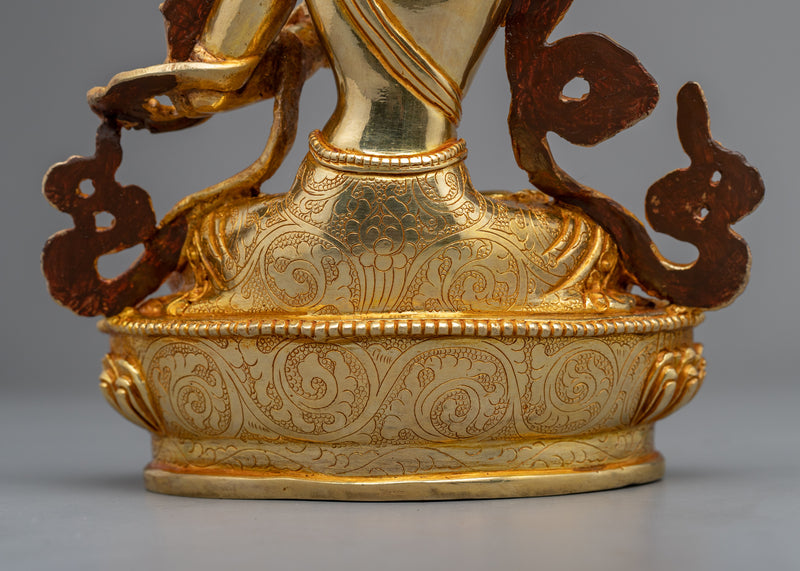 Bodhisattva Manjushri Statuette | Bodhisattva of Compassion and Wisdom