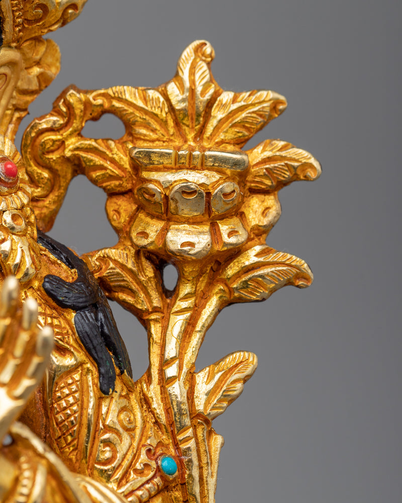 Bodhisattva Manjushri Statuette | Bodhisattva of Compassion and Wisdom