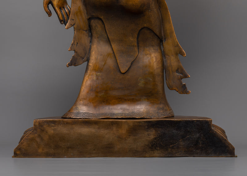 Vintage 2 Chenrezig Statue | 30-40 Aged Masterpieces