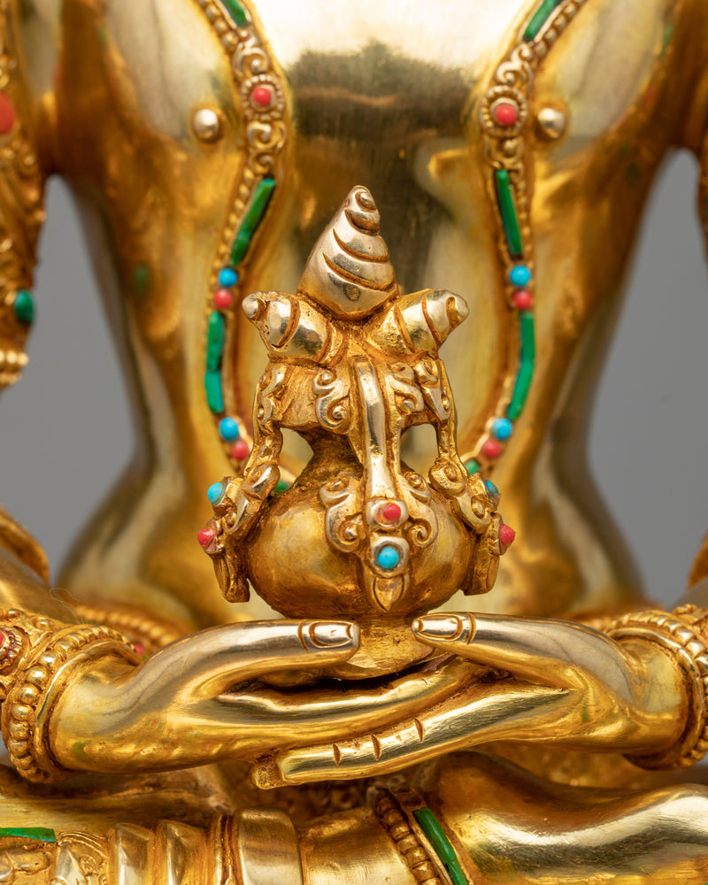 Amitayus Kadampa Statue | A Symbol of Longevity and Wisdom