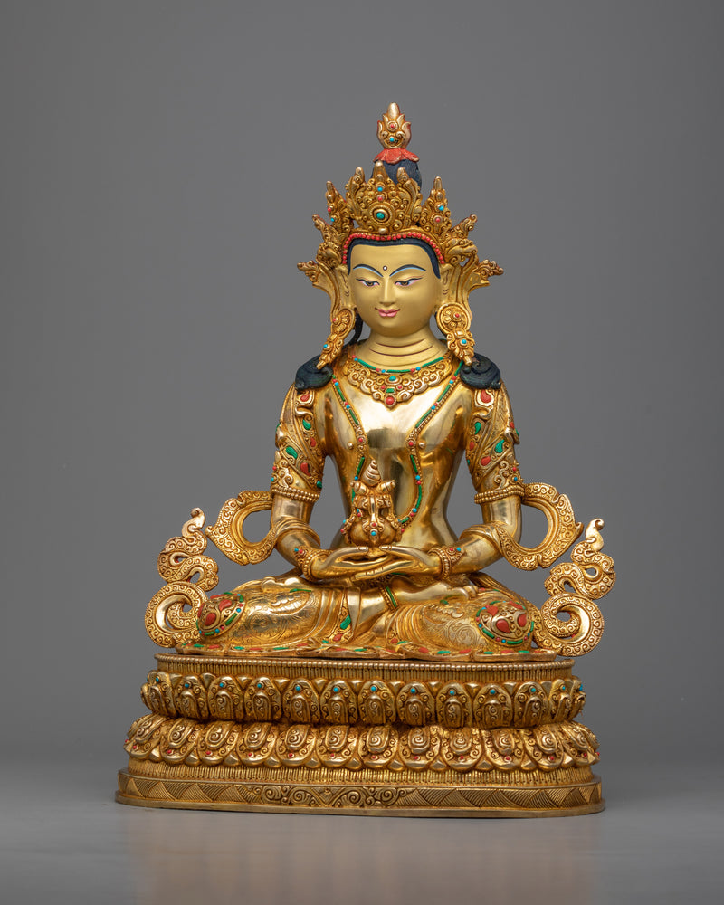 Amitayus Kadampa Statue | A Symbol of Longevity and Wisdom