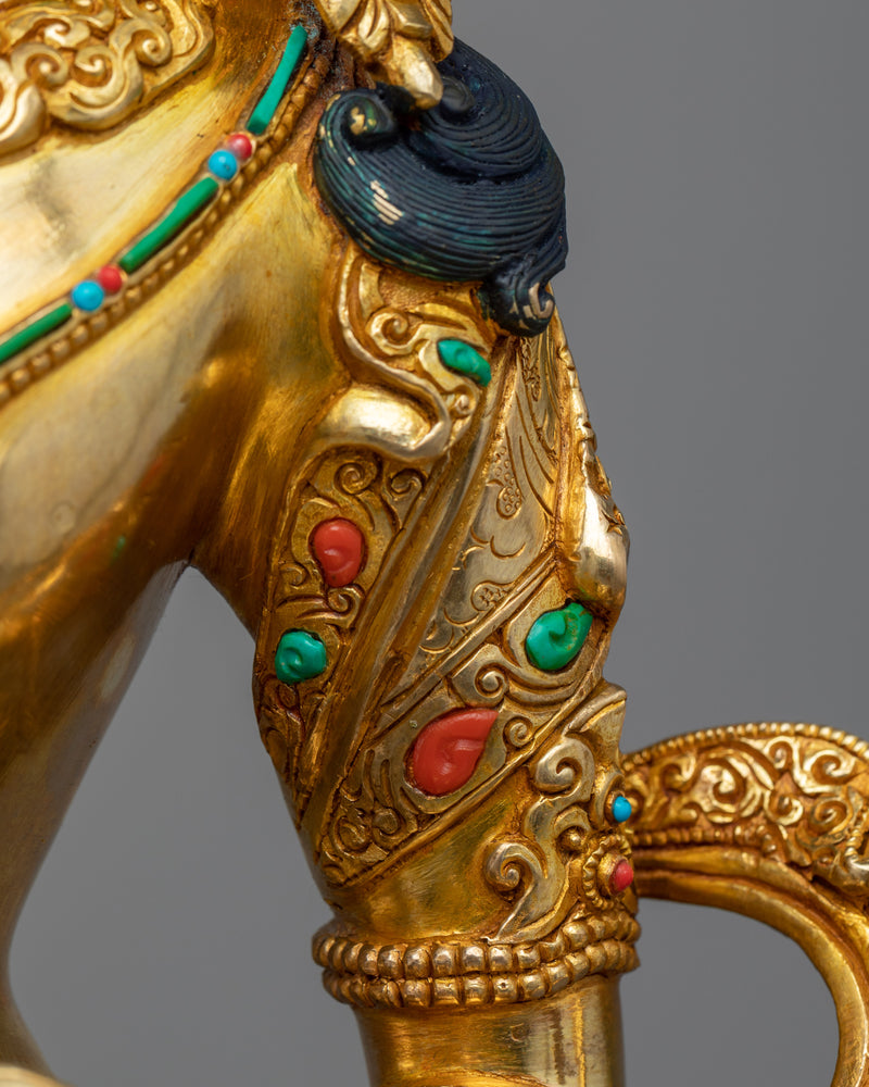 Om Vajrasattva Hum Statue | A Powerful Emblem of Purification and Healing