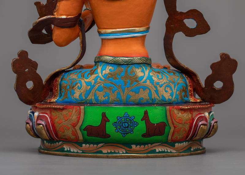 Manjushree Bodhisattva Statue | Handmade Figure of Wisdom Deity