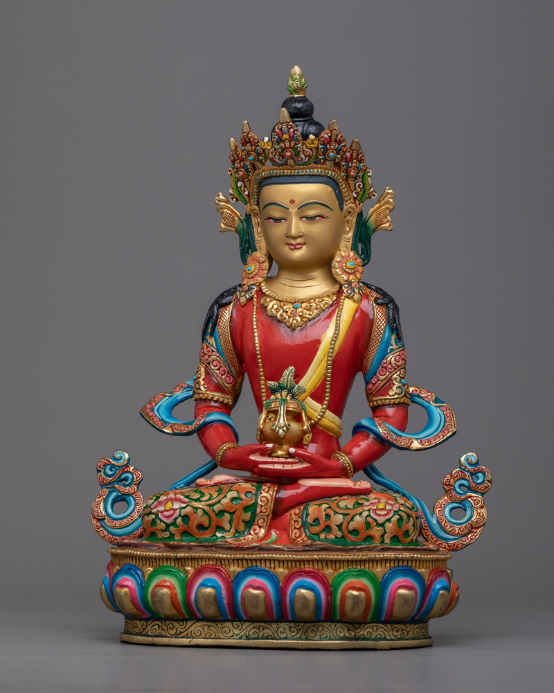 Buddha Amitayus Images Sculpture | Buddha of Long life, Handmade Artwork