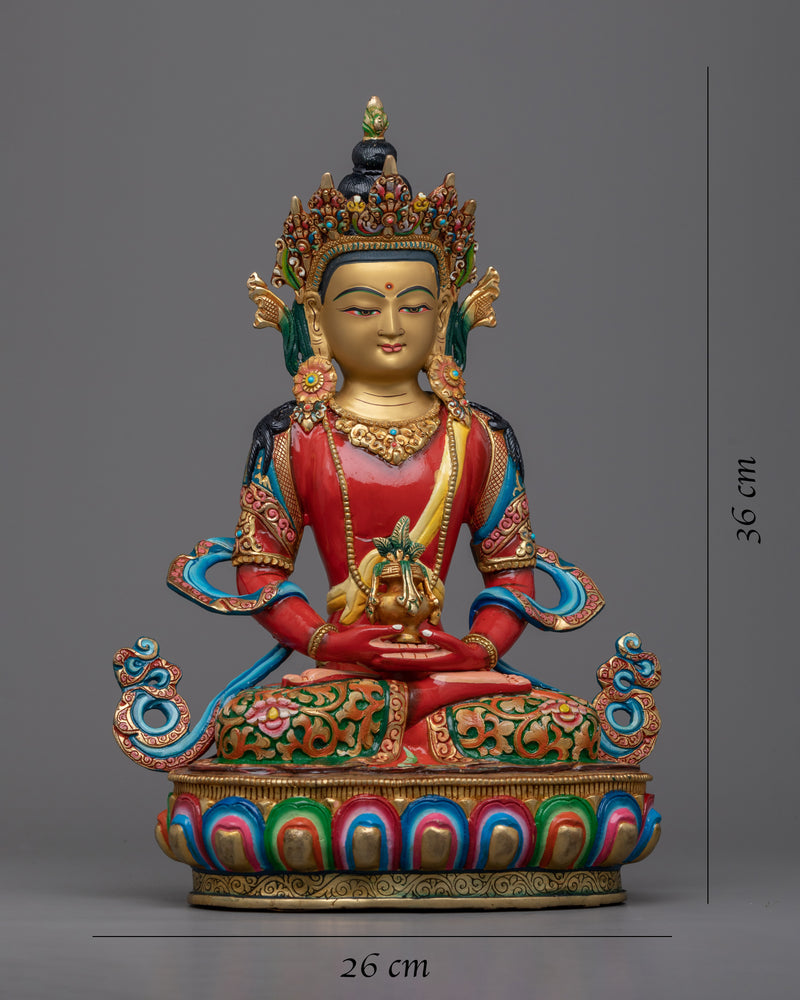 Buddha Amitayus Images Sculpture | Buddha of Long life, Handmade Artwork