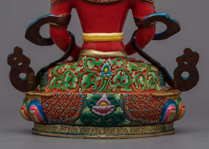 Buddha Amitayus Images Sculpture | Buddha of Long life, Handmade Artwork