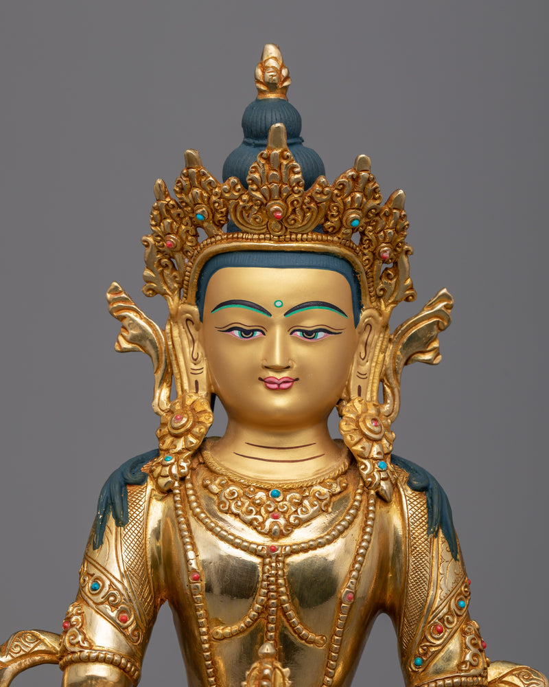 Mitrugpa Buddha Statue | Handmade Sculpture of Sanskrit: Akṣobhya Buddha