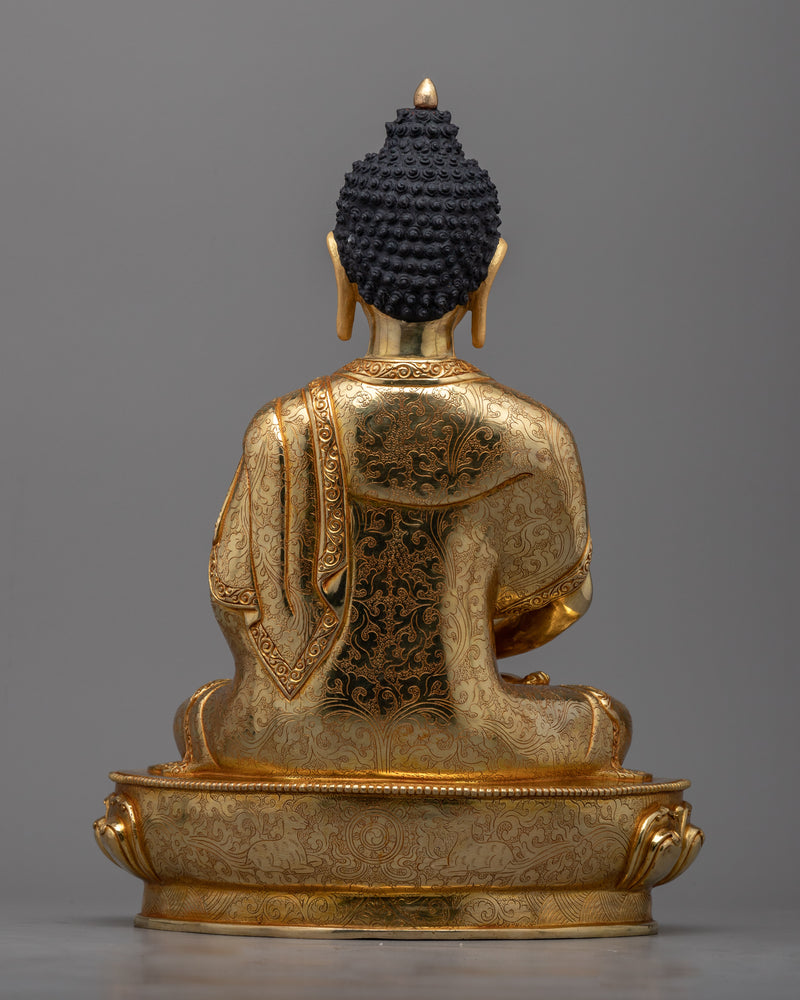 Gold Statue of Buddha Amitabha | The Buddha of Infinite Light and Boundless Compassion
