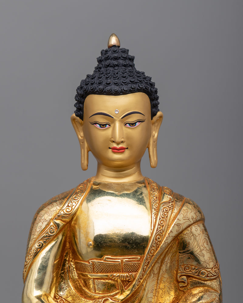 Gold Statue of Buddha Amitabha | The Buddha of Infinite Light and Boundless Compassion