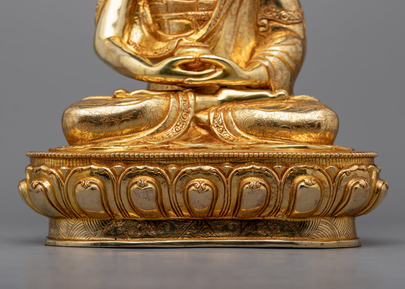 Gold Statue of Buddha Amitabha | The Buddha of Infinite Light and Boundless Compassion