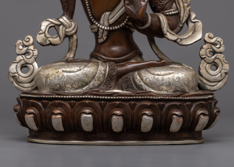 Bodhisattva Manjushri Mantra Practice Statue | The Embodiment of Wisdom and Spiritual Awakening