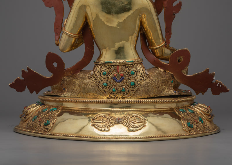 Green Tara Goddess Statue | The Swift Liberator and Compassionate Protector