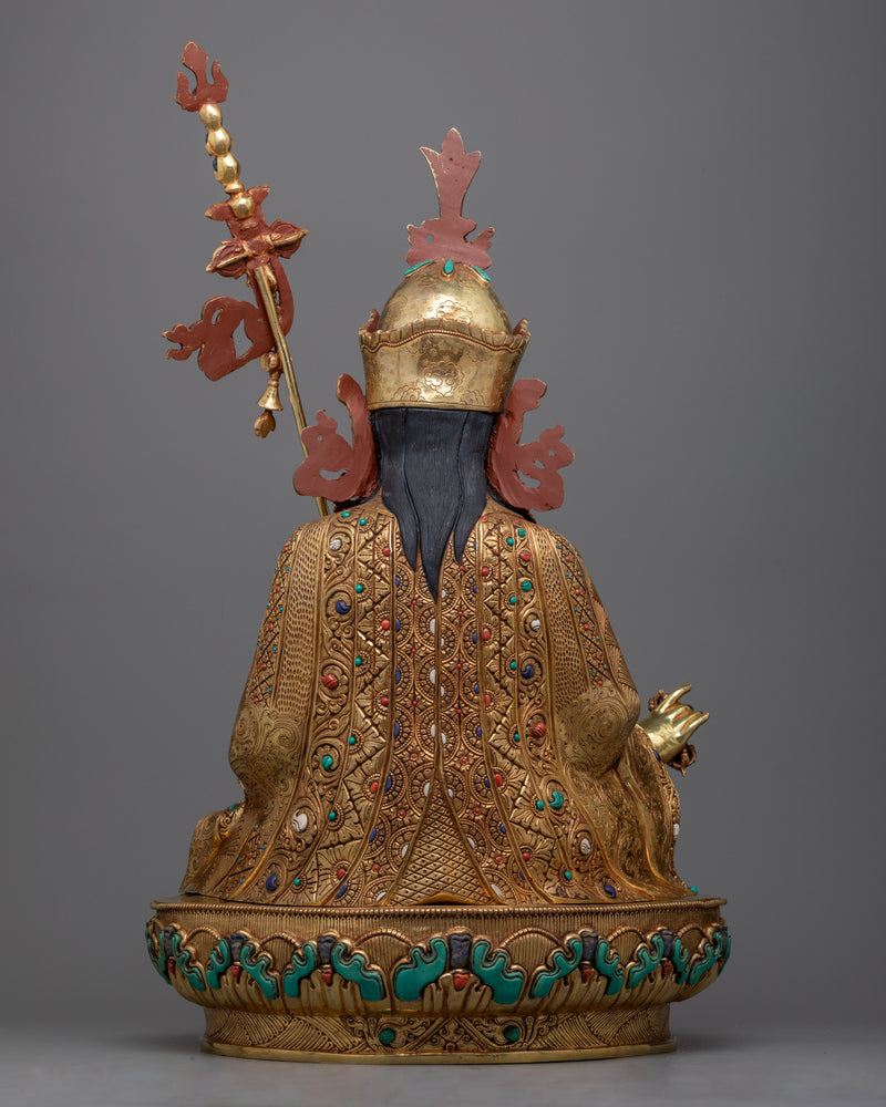 Guru Rinpoche Tibetan Spiritual Statue | The Lotus-Born Master and Founder of Tibetan Buddhism