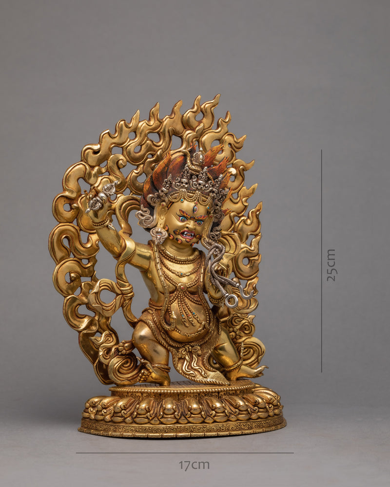 Vajrapani Statue | Plated With Gold Buddhist Art