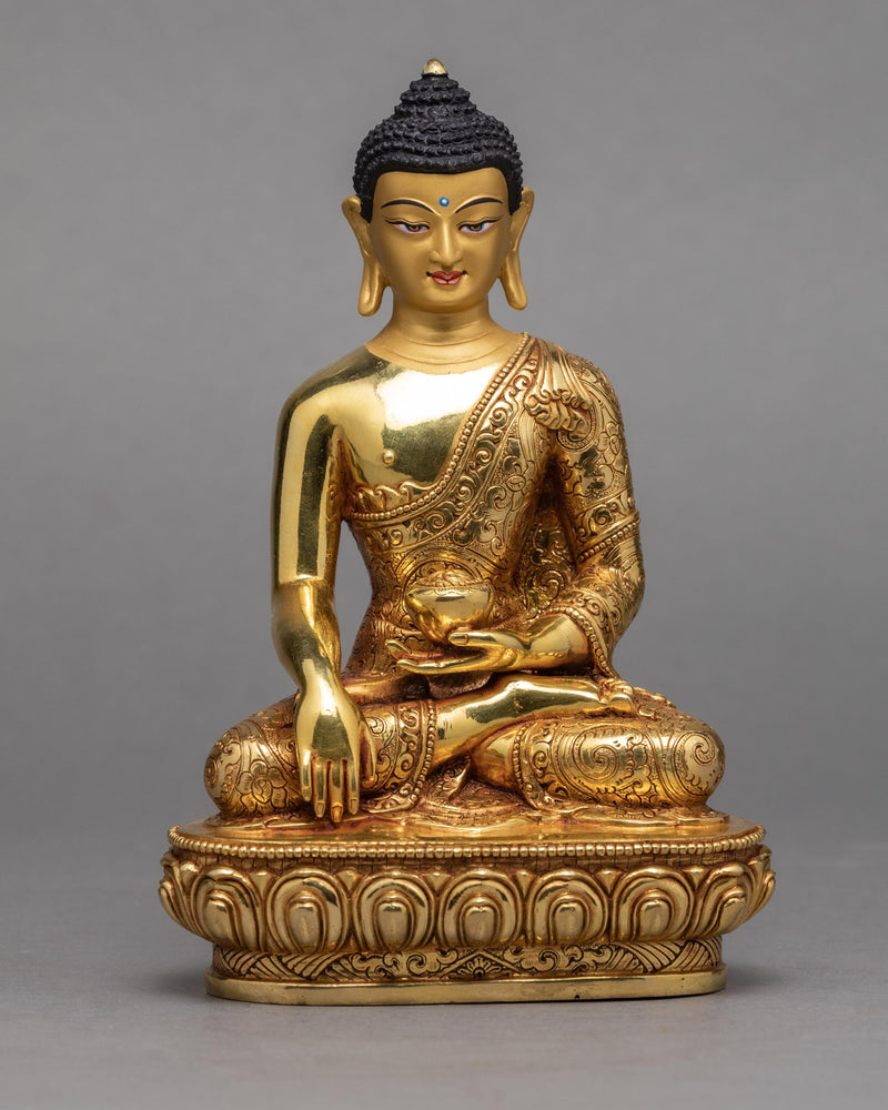Gautam Buddha Statue | Purely Gold Gilded | Buddha Shakyamuni Statue
