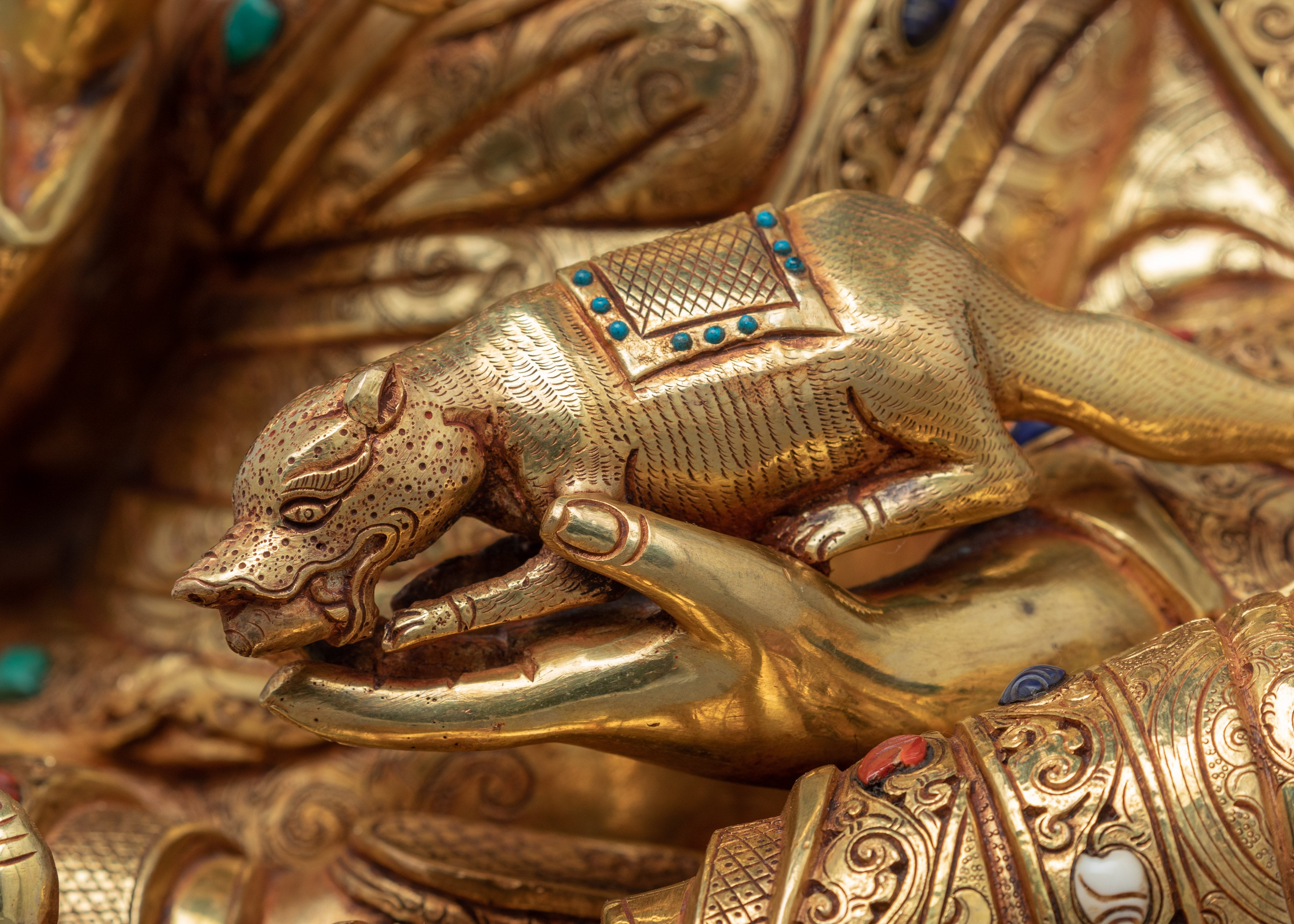 Guru Orgyen Norla Statue | A Great Manifestation of Wealth Deity