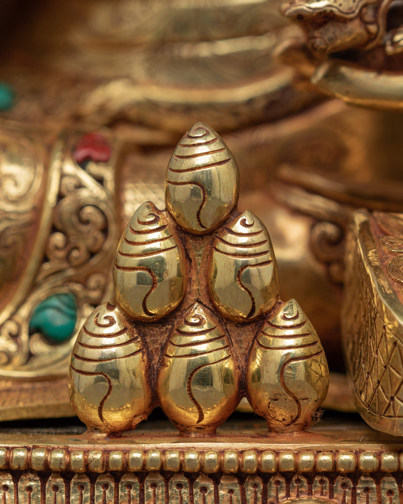 Guru Orgyen Norla Statue | A Great Manifestation of Wealth Deity
