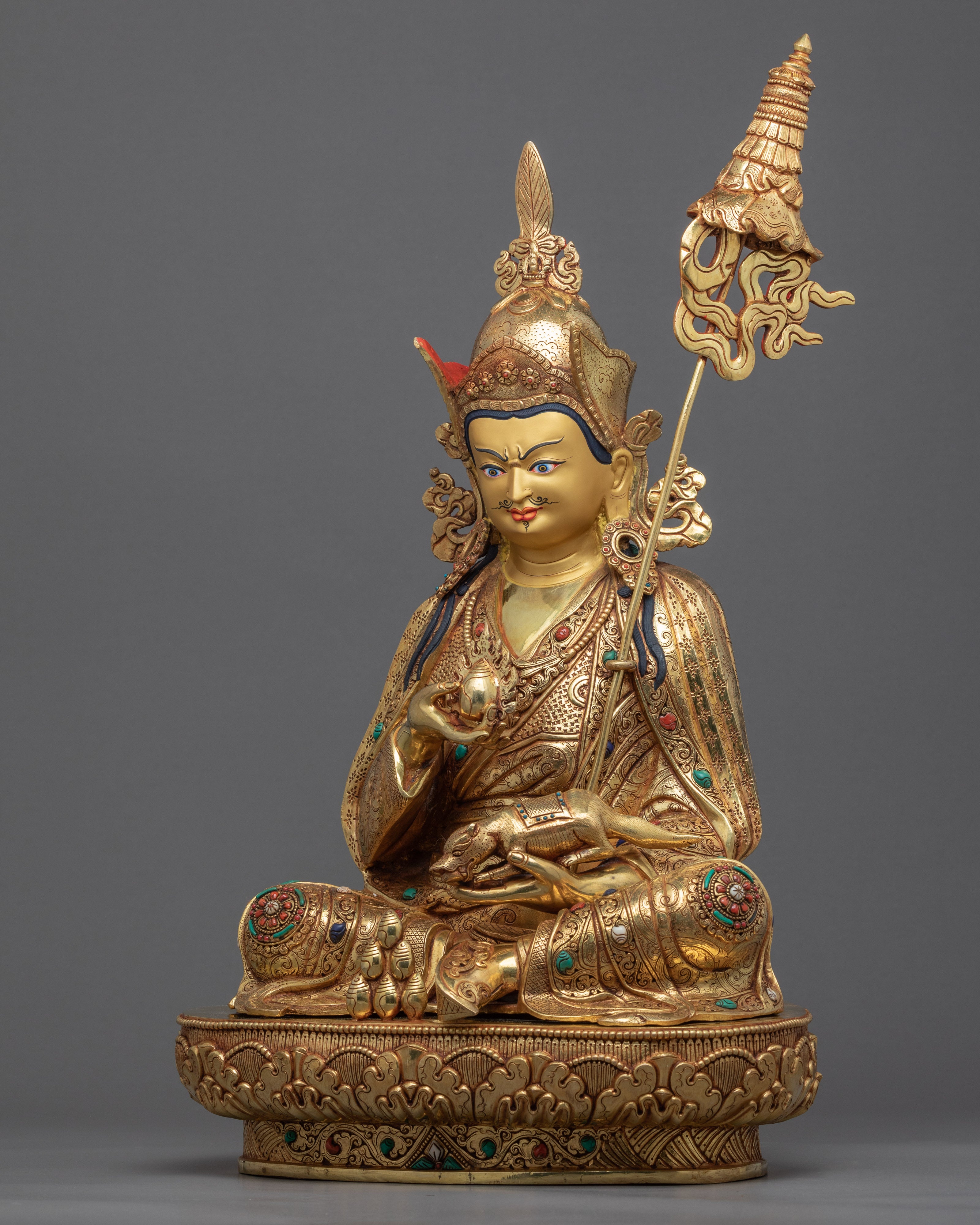Guru Orgyen Norla Statue | A Great Manifestation of Wealth Deity