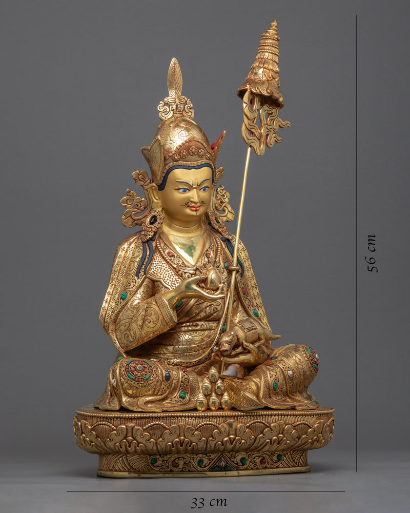 Guru Orgyen Norla Statue | A Great Manifestation of Wealth Deity