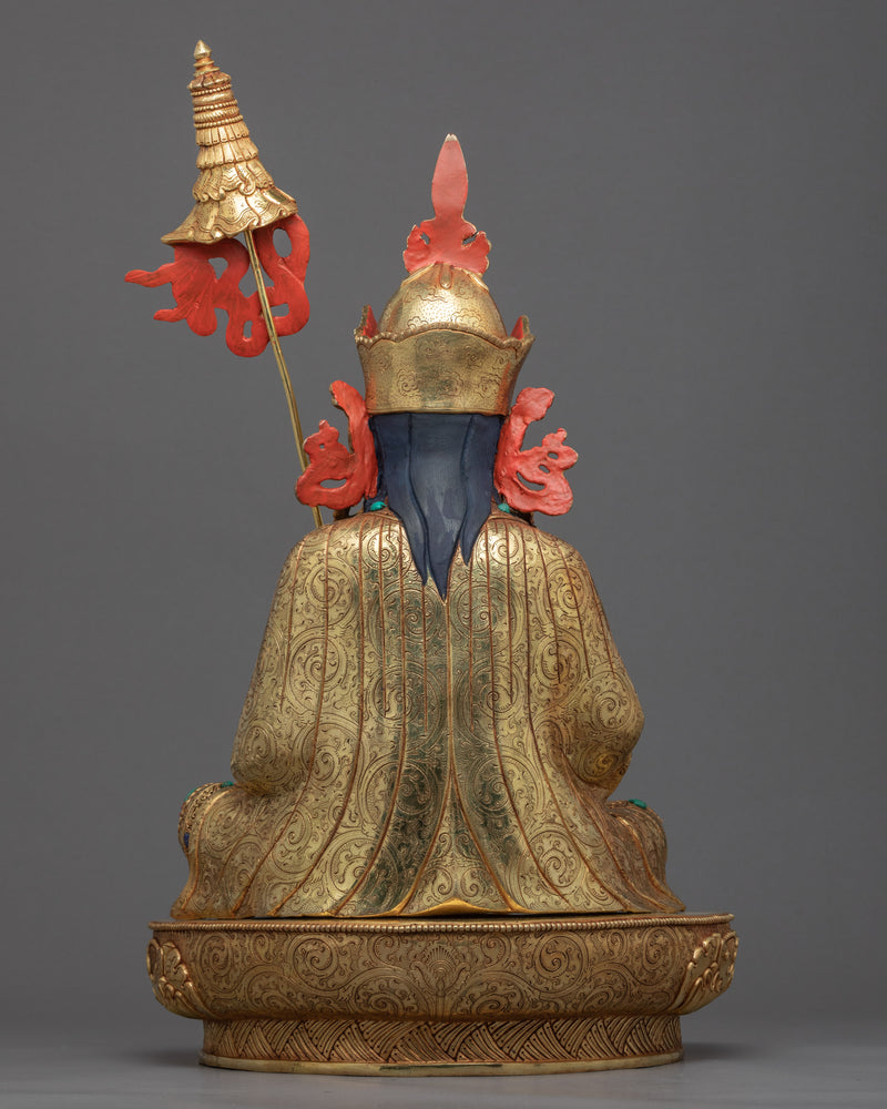 Guru Orgyen Norla Statue | A Great Manifestation of Wealth Deity