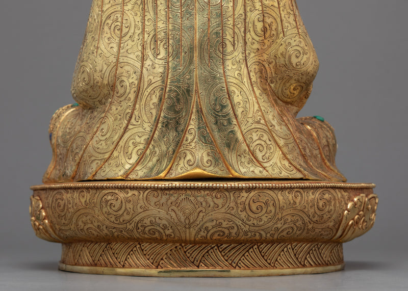 Guru Orgyen Norla Statue | A Great Manifestation of Wealth Deity
