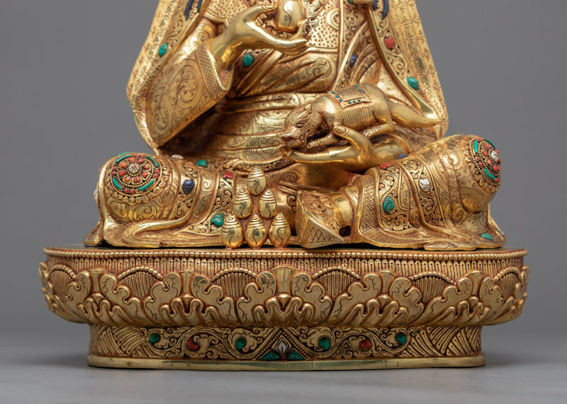 Guru Orgyen Norla Statue | A Great Manifestation of Wealth Deity