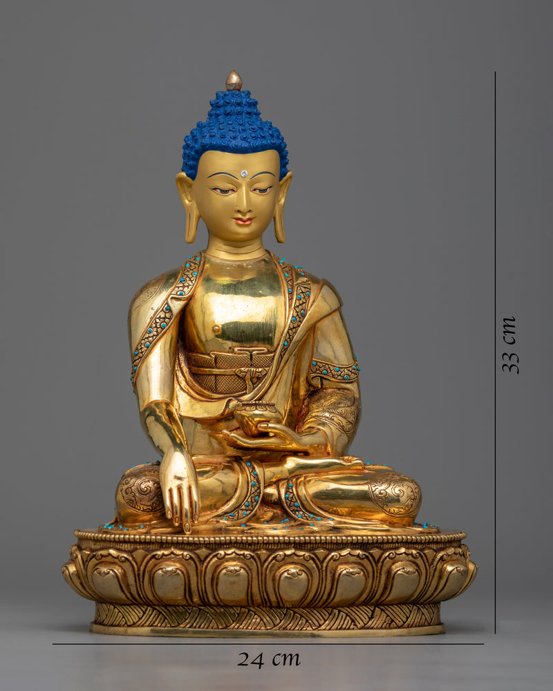 Five Cosmic Buddhas Statue Set | Aksobhya, Amitabha, Amoghasiddhi, Ratnasaṃbhava, Vairocana